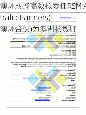 澳洲成峰高教拟委任RSM Australia Partners(澳洲合伙)为澳洲核数师-第2张图片-苏希特新能源