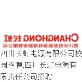 四川长虹电源有限公司校园招聘,四川长虹电源有限责任公司招聘-第2张图片-苏希特新能源