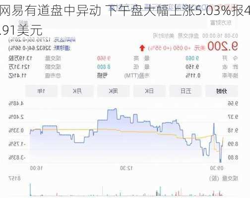 网易有道盘中异动 下午盘大幅上涨5.03%报4.91美元-第2张图片-苏希特新能源