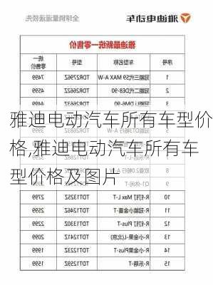 雅迪电动汽车所有车型价格,雅迪电动汽车所有车型价格及图片-第1张图片-苏希特新能源