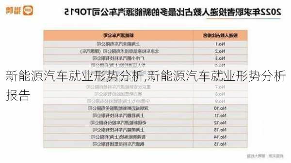 新能源汽车就业形势分析,新能源汽车就业形势分析报告-第2张图片-苏希特新能源