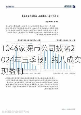 1046家深市公司披露2024年三季报！约八成实现盈利-第3张图片-苏希特新能源