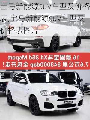 宝马新能源suv车型及价格表,宝马新能源suv车型及价格表图片