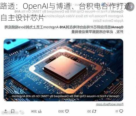 路透：OpenAI与博通、台积电合作打造自主设计芯片-第1张图片-苏希特新能源