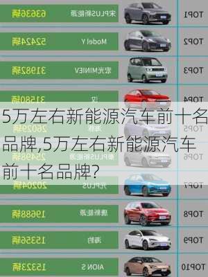 5万左右新能源汽车前十名品牌,5万左右新能源汽车前十名品牌?-第3张图片-苏希特新能源