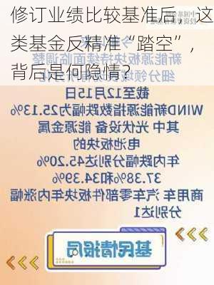 修订业绩比较基准后，这类基金反精准“踏空”，背后是何隐情？-第1张图片-苏希特新能源