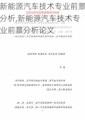 新能源汽车技术专业前景分析,新能源汽车技术专业前景分析论文-第3张图片-苏希特新能源