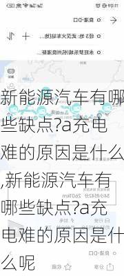 新能源汽车有哪些缺点?a充电难的原因是什么,新能源汽车有哪些缺点?a充电难的原因是什么呢-第3张图片-苏希特新能源