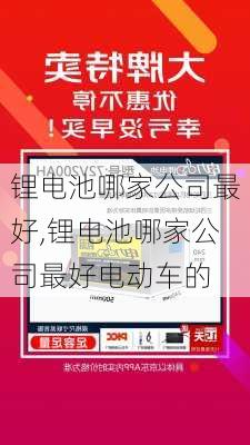 锂电池哪家公司最好,锂电池哪家公司最好电动车的-第2张图片-苏希特新能源