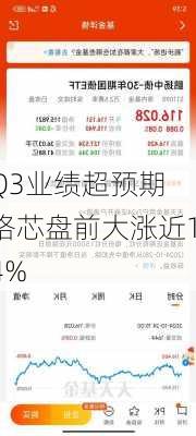 Q3业绩超预期 格芯盘前大涨近14%-第2张图片-苏希特新能源