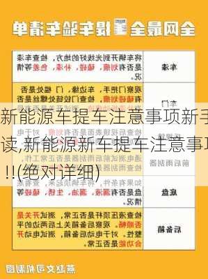 新能源车提车注意事项新手必读,新能源新车提车注意事项 !!(绝对详细)-第1张图片-苏希特新能源