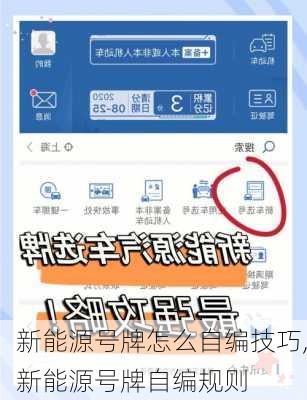 新能源号牌怎么自编技巧,新能源号牌自编规则-第2张图片-苏希特新能源