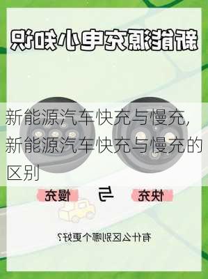 新能源汽车快充与慢充,新能源汽车快充与慢充的区别