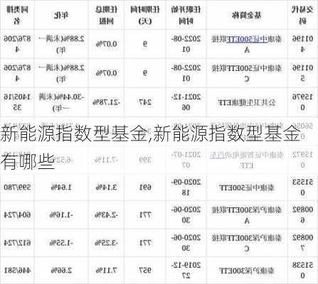 新能源指数型基金,新能源指数型基金有哪些-第1张图片-苏希特新能源