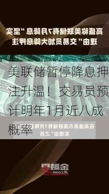 美联储暂停降息押注升温！交易员预计明年1月近八成概率-第2张图片-苏希特新能源