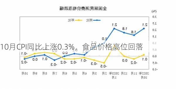 10月CPI同比上涨0.3%，食品价格高位回落-第2张图片-苏希特新能源