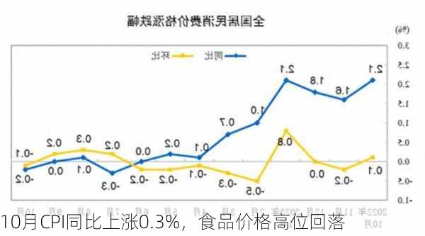 10月CPI同比上涨0.3%，食品价格高位回落-第3张图片-苏希特新能源