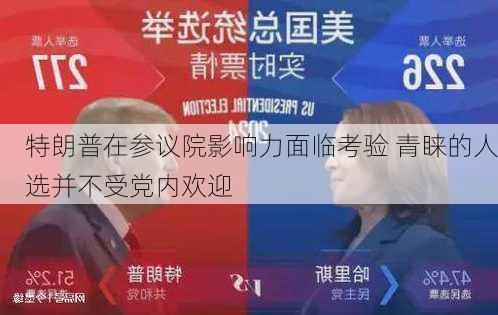 特朗普在参议院影响力面临考验 青睐的人选并不受党内欢迎-第2张图片-苏希特新能源