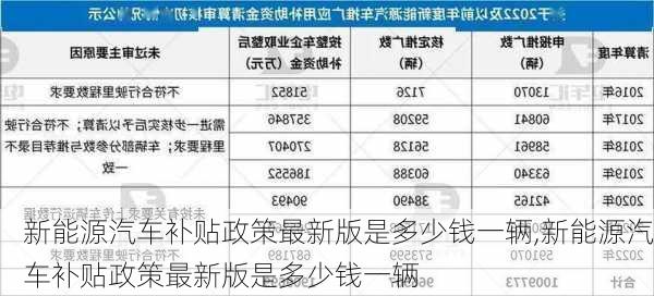 新能源汽车补贴政策最新版是多少钱一辆,新能源汽车补贴政策最新版是多少钱一辆-第3张图片-苏希特新能源