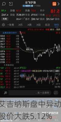 艾吉纳斯盘中异动 股价大跌5.12%-第2张图片-苏希特新能源