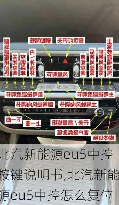 北汽新能源eu5中控按键说明书,北汽新能源eu5中控怎么复位-第2张图片-苏希特新能源