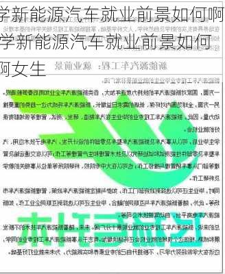 学新能源汽车就业前景如何啊,学新能源汽车就业前景如何啊女生-第2张图片-苏希特新能源