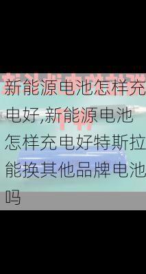 新能源电池怎样充电好,新能源电池怎样充电好特斯拉能换其他品牌电池吗