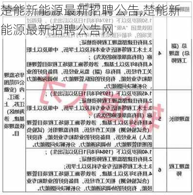 楚能新能源最新招聘公告,楚能新能源最新招聘公告网