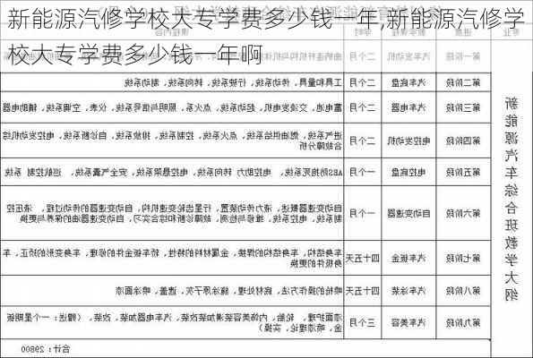 新能源汽修学校大专学费多少钱一年,新能源汽修学校大专学费多少钱一年啊-第3张图片-苏希特新能源