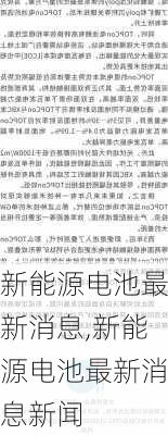 新能源电池最新消息,新能源电池最新消息新闻-第2张图片-苏希特新能源