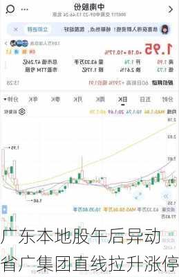 广东本地股午后异动 省广集团直线拉升涨停-第2张图片-苏希特新能源